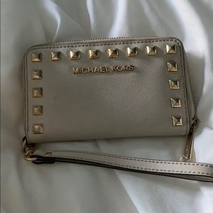 Michael Kors Studded Wristlet